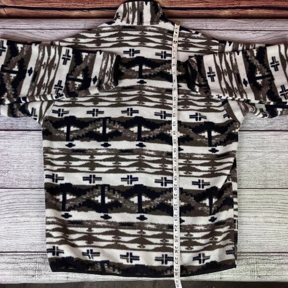 Patagonia Synchilla Snap-T Pullover Shepherd Knit Birch White Fleece - Picture 5 of 8